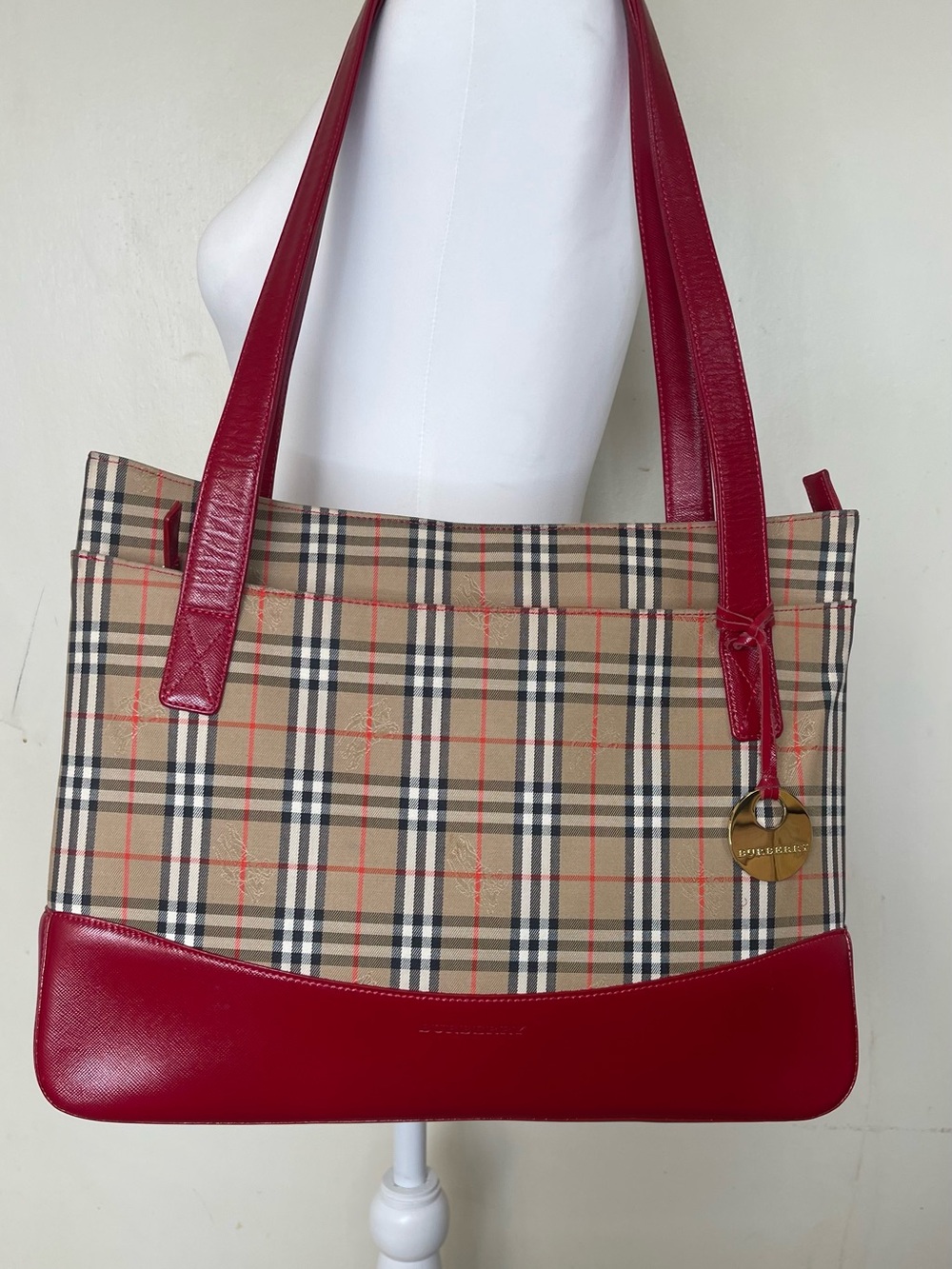 Burberry Haymarket Check tote bag - Picture 16 of 16
